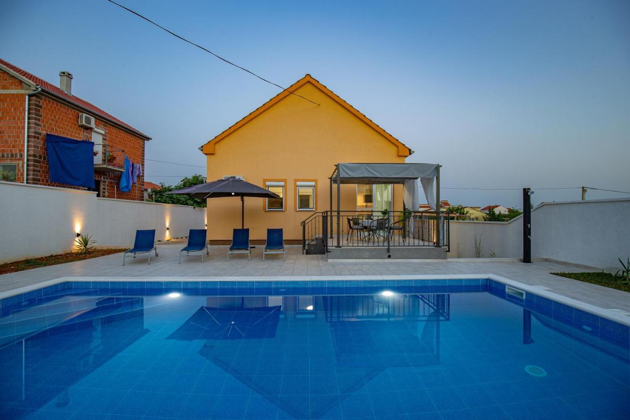 Villa Family And Friends Private Heated Pool With Jacuzzi Zadar Luaran gambar