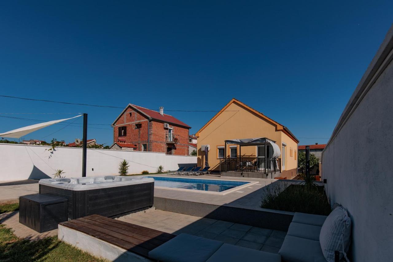 Villa Family And Friends Private Heated Pool With Jacuzzi Zadar Luaran gambar